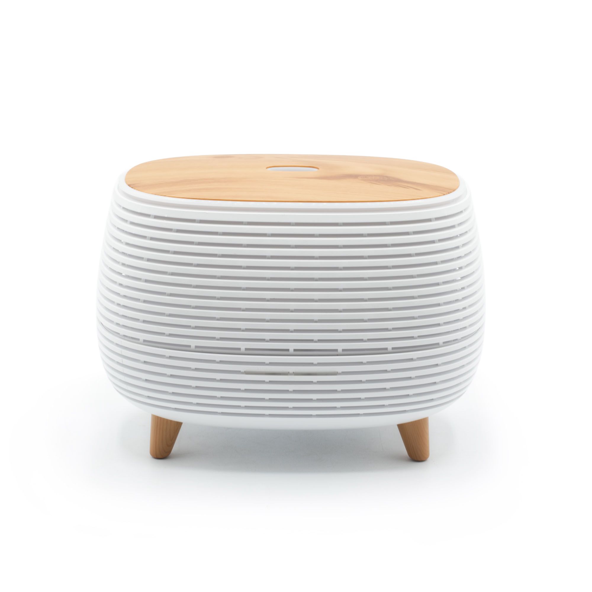 Futuristic Ribbed Aroma Diffuser with Colour-Changing Light - Image 4