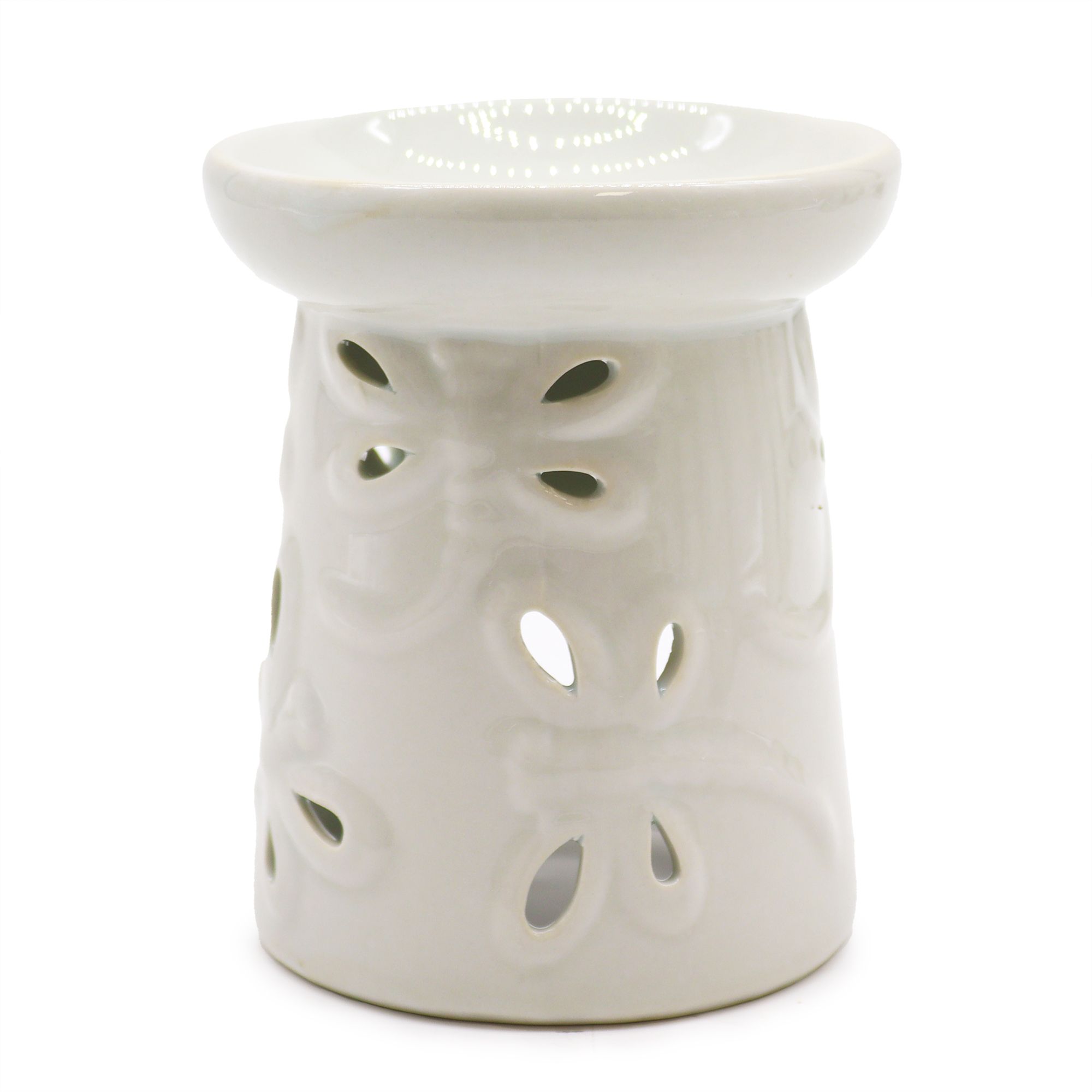 Classic White Oil Burner - Dragonfly - Image 2