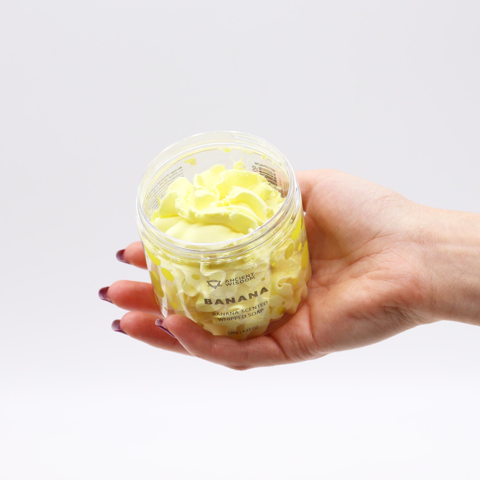 Banana Whipped Soap 120g - Image 2