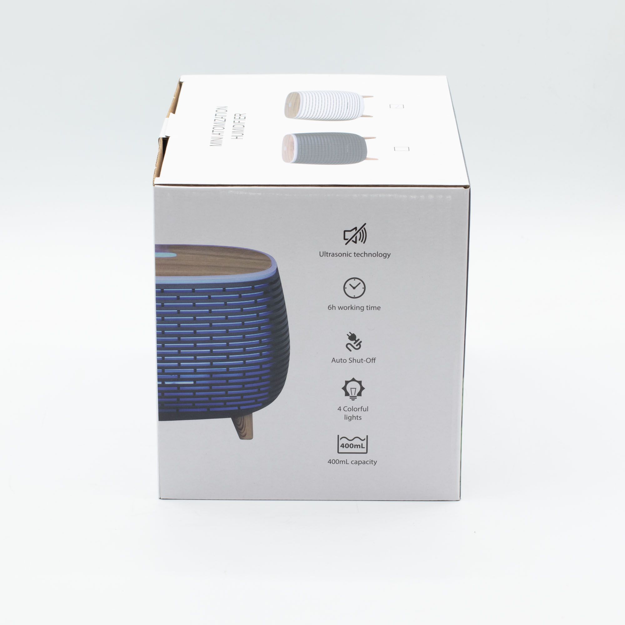 Futuristic Ribbed Aroma Diffuser with Colour-Changing Light - Image 6