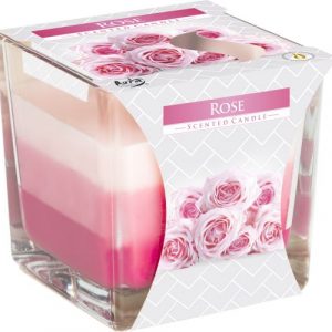 Rainbow Jar Candle - Rose