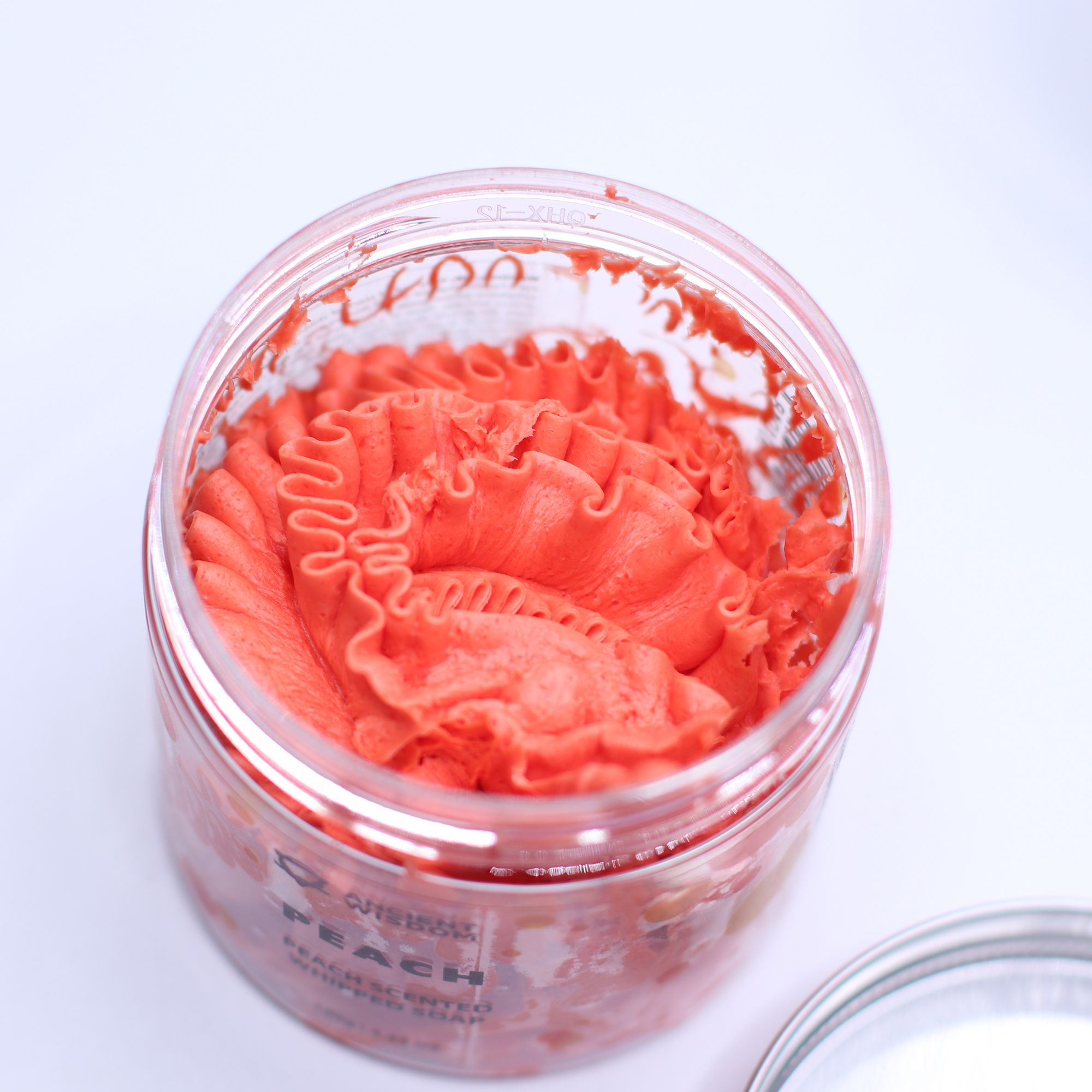 Peach Whipped Soap 120g - Image 2