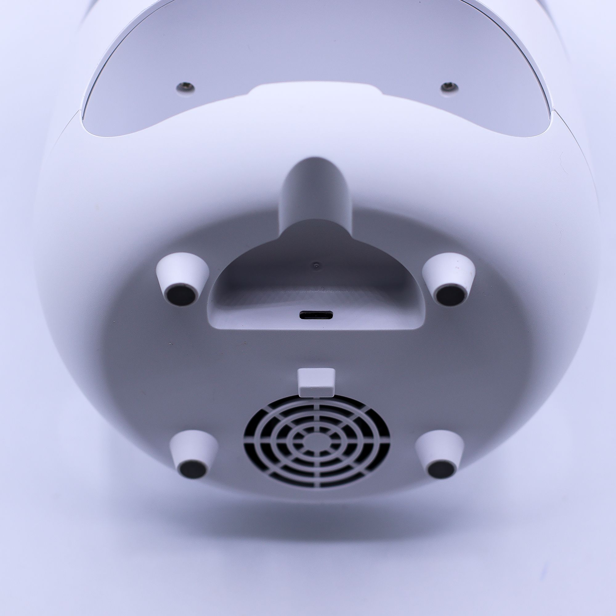 Salt Stone Flame Effect Aroma Diffuser - White USB - Colour Change and Timer - Image 5