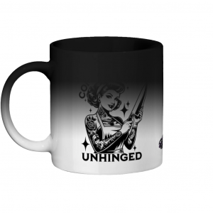 Colour Changing Ceramic Mug Completely Unhinged