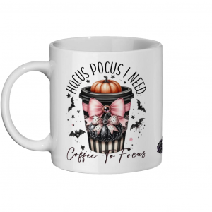 I Need Coffee To Focus Mug 11oz