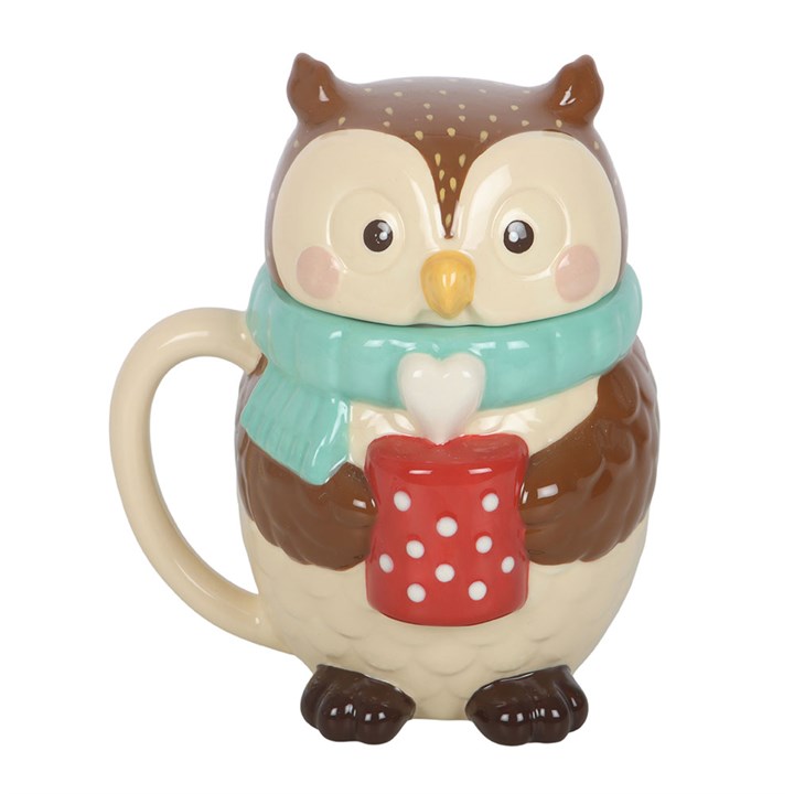 Oliver Owl Lidded Mug - Image 2