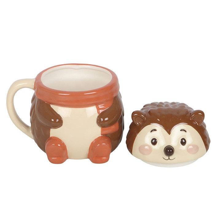 Hazel Hedgehog Lidded Mug - Image 3