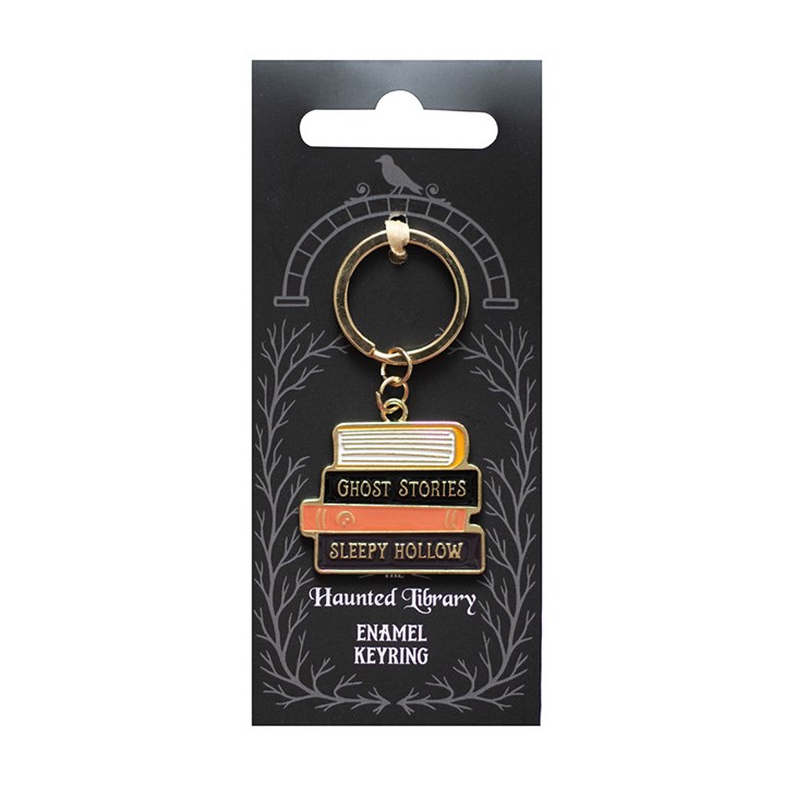 The Haunted Library Book Stack Keyring - Image 2