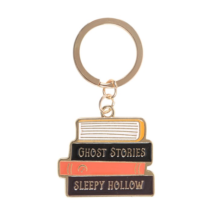 The Haunted Library Book Stack Keyring - Image 3