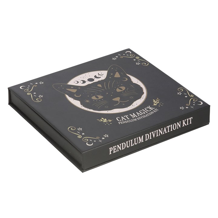 Black Cat Magick Pendulum Divination Kit - Image 3