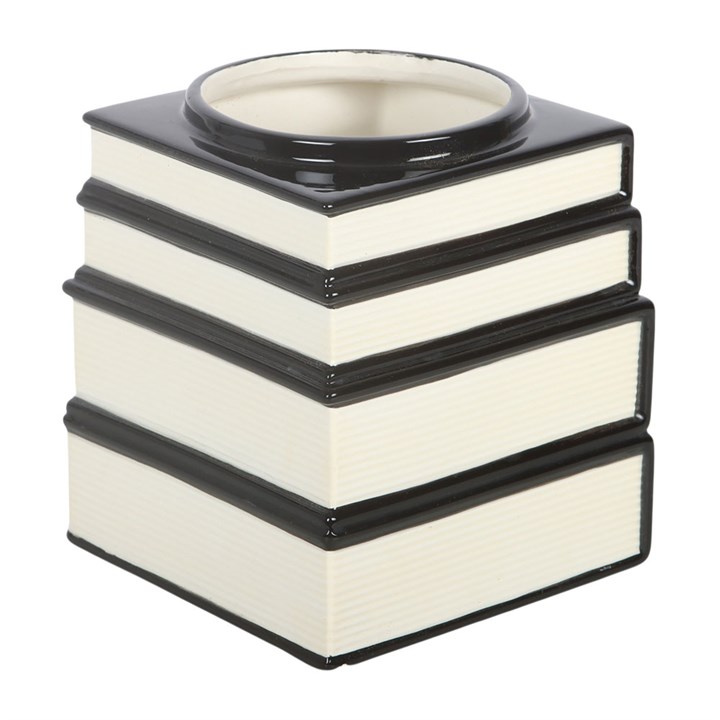 Black Cat Magick Book Stack Vase - Image 3