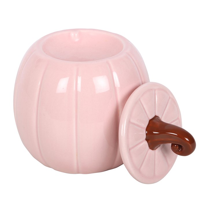 Pink Curly Pumpkin Oil Burner - Image 4
