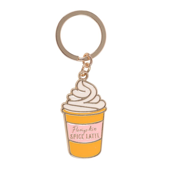 Pumpkin Spice Latte Keyring - Image 3