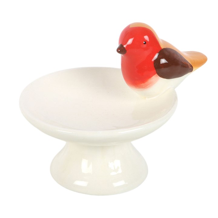 Robin Bird Bath Trinket Dish - Image 2