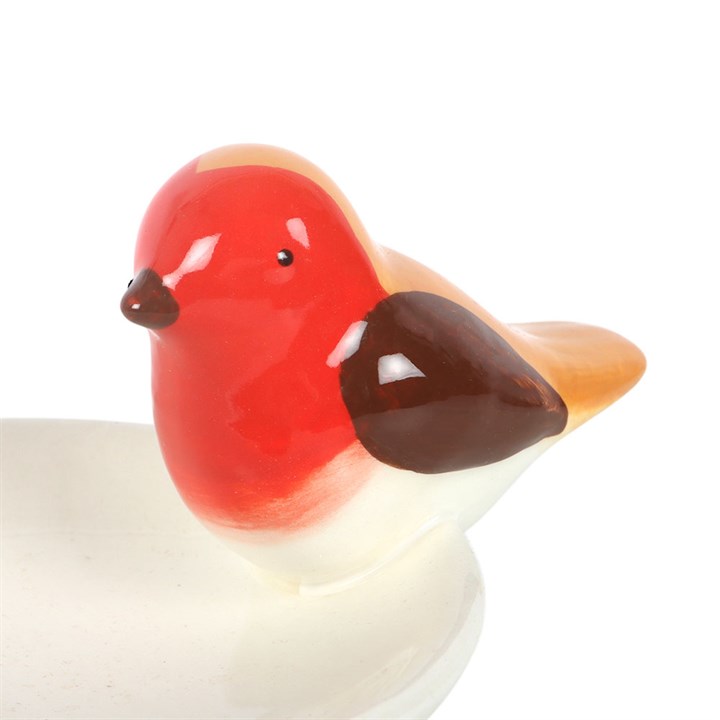 Robin Bird Bath Trinket Dish - Image 3