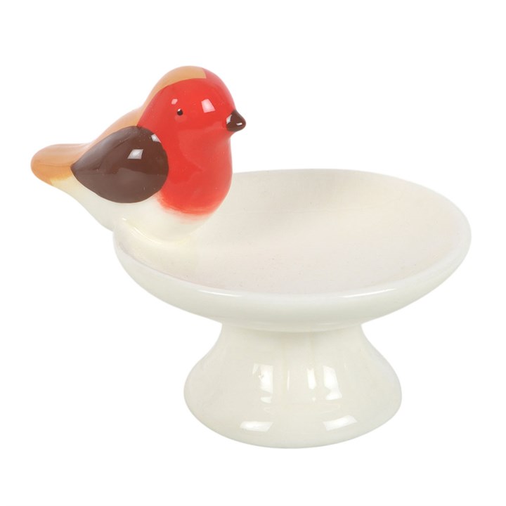 Robin Bird Bath Trinket Dish - Image 4