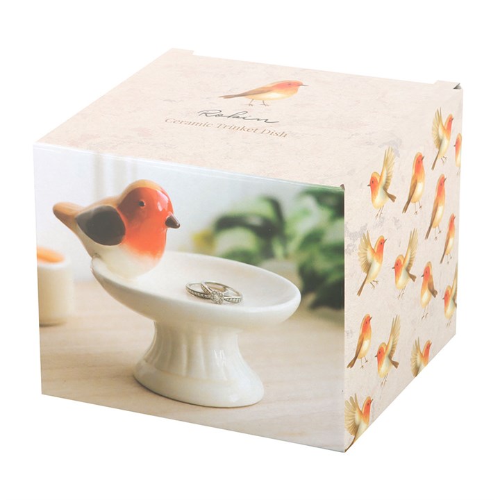 Robin Bird Bath Trinket Dish - Image 5