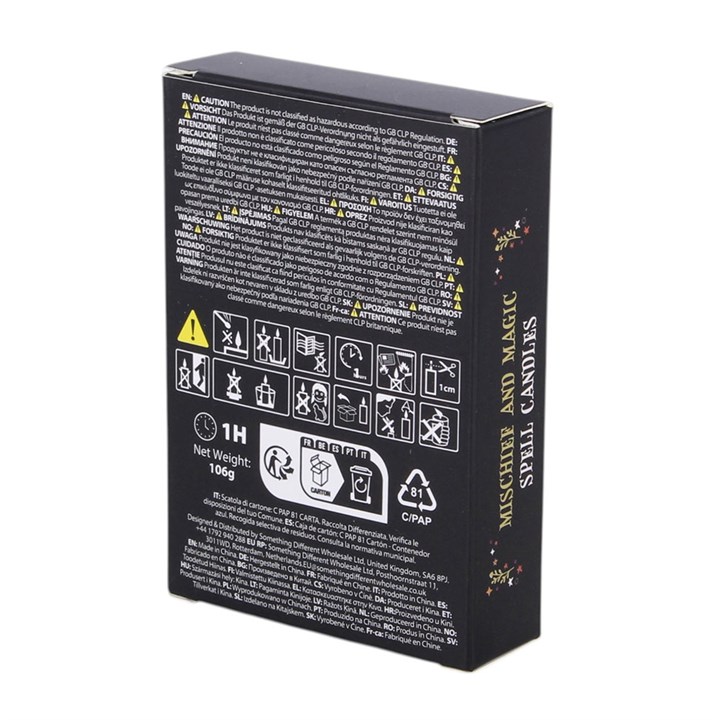 Pack of 12 Mischief and Magic Spell Candles - Image 3