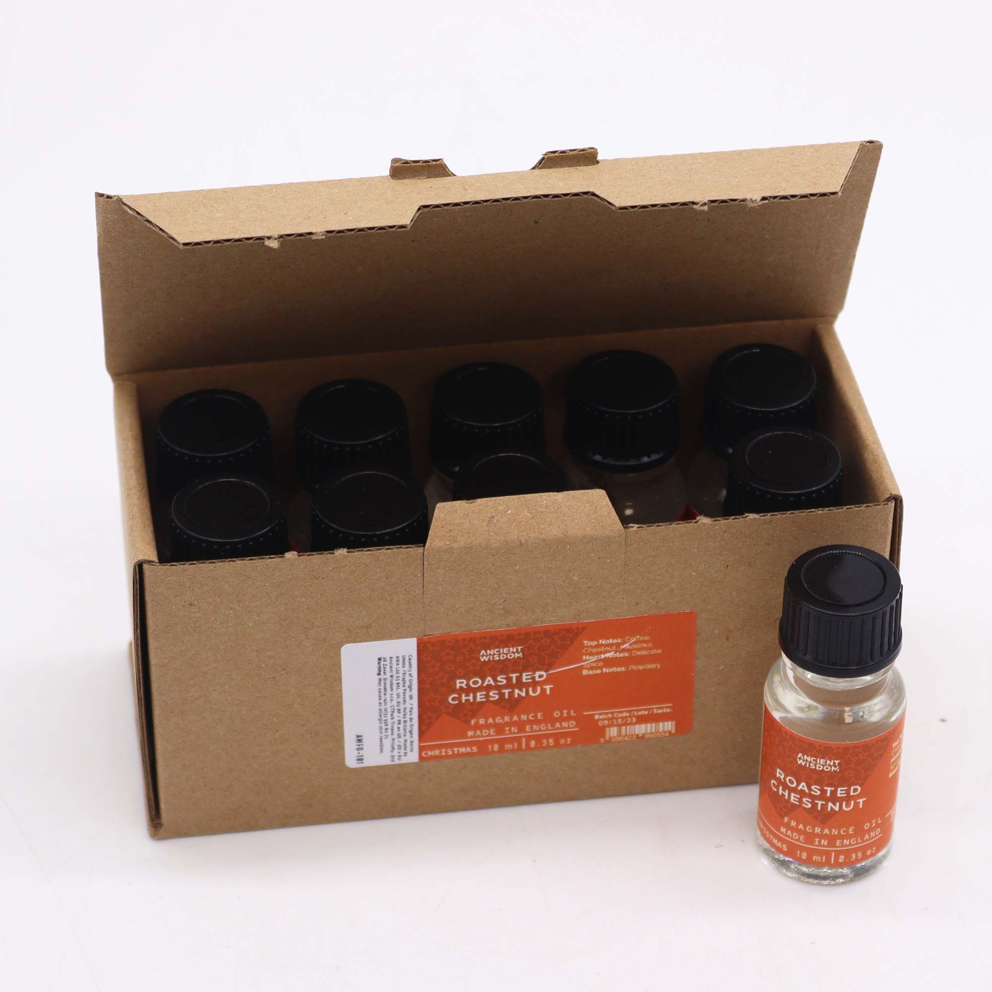 Roasted Chestnut Fragrance Oil 10ml - Image 3