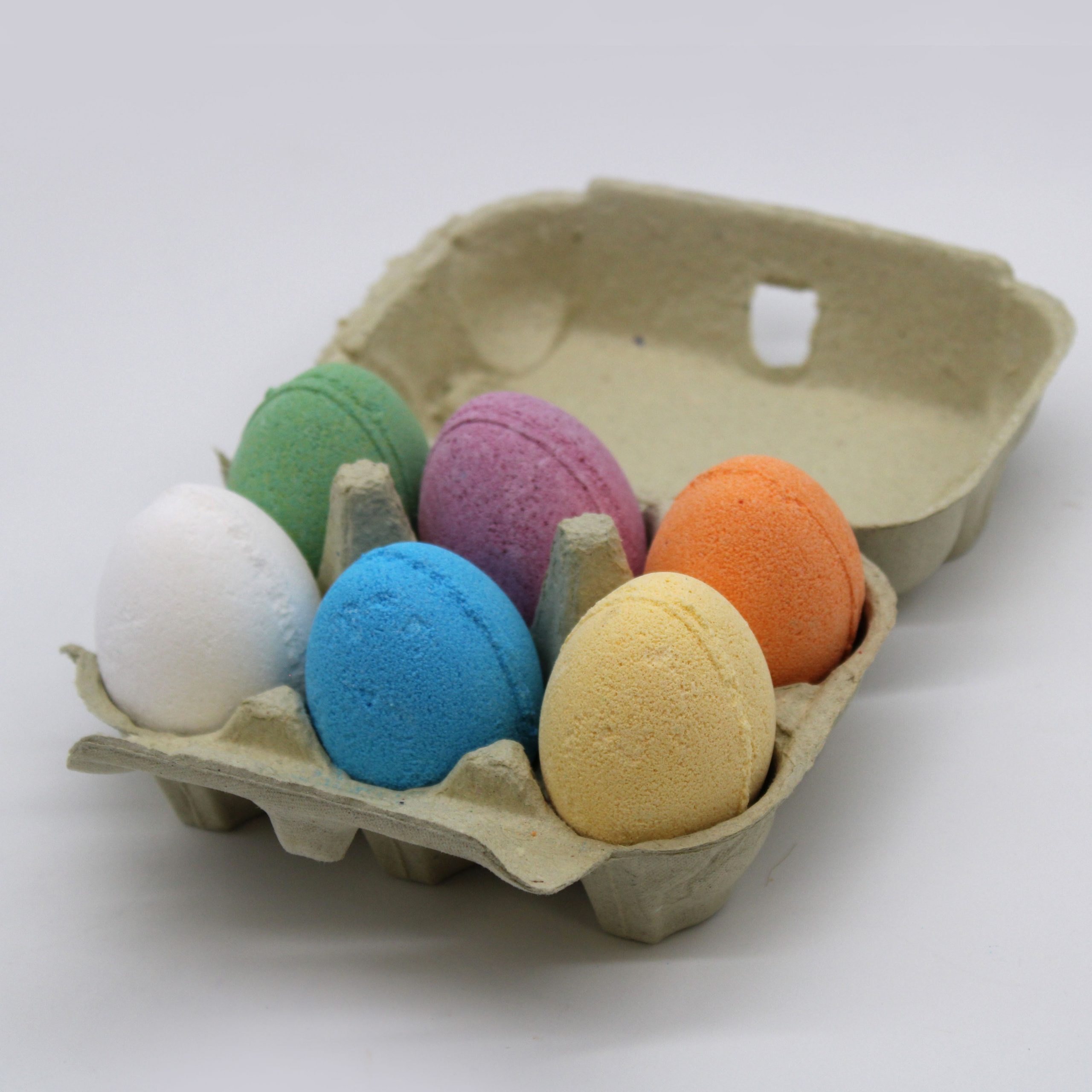 6 Bath Eggs in a Tray - Coconut - Image 4