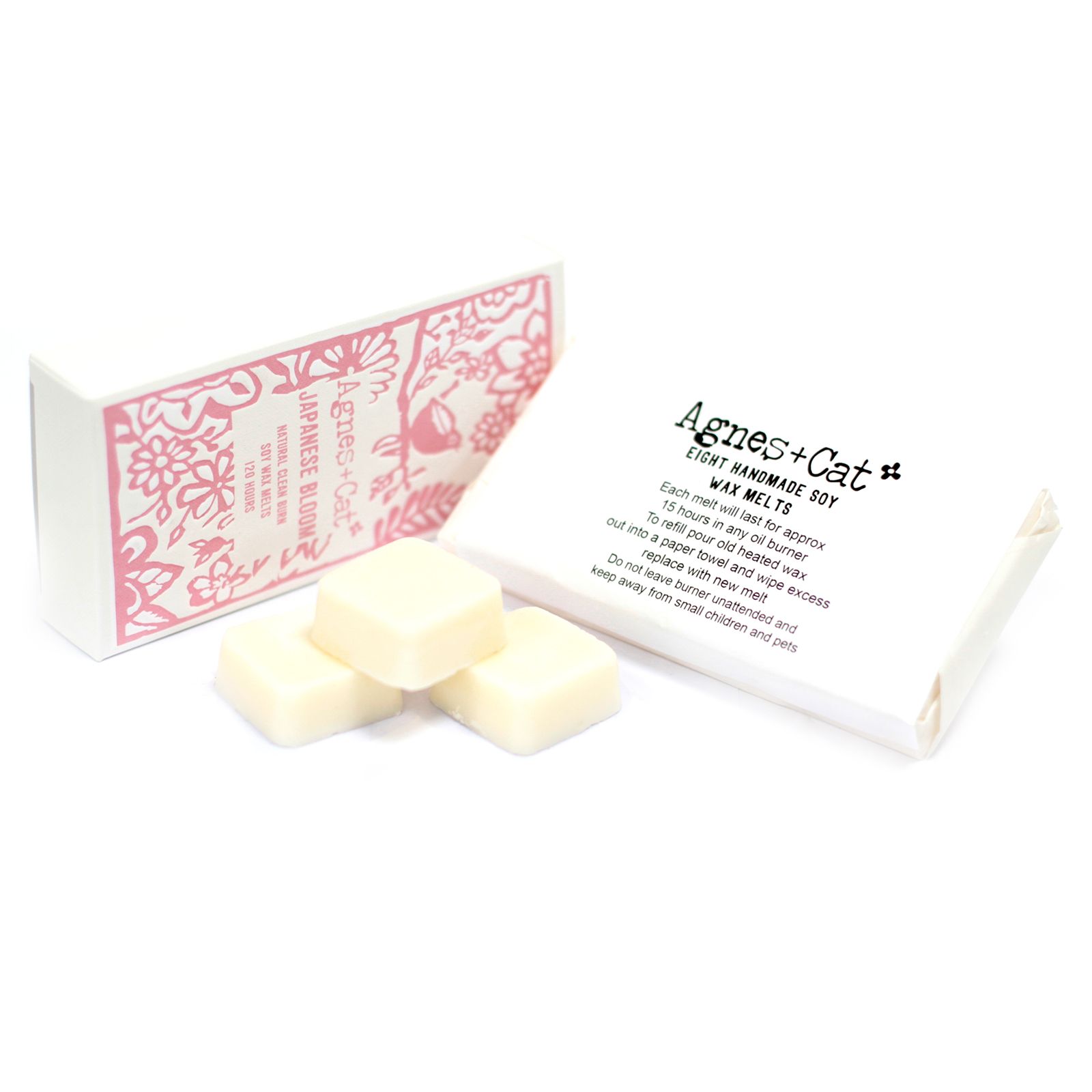 Agnes + Cat Box of 8 Wax Melts - Japanese Bloom - Image 2
