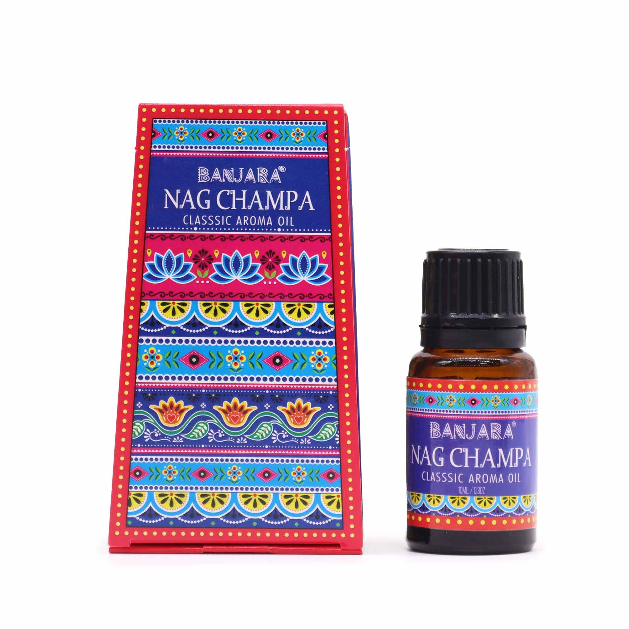 Banjara Indian Fragrance Oil 10ml - Nag Champa - Image 2