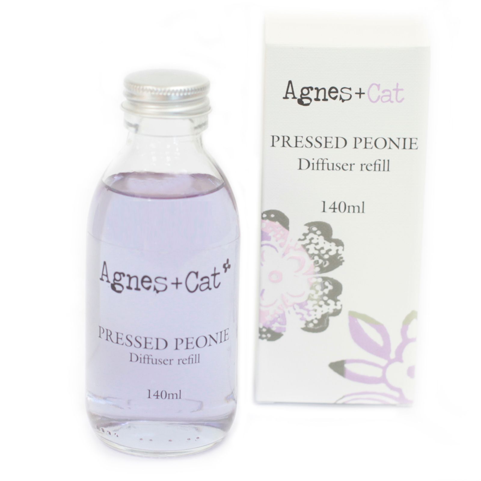 Agnes + Cat Reed Diffuser Refill - Pressed Peonies 150ml - Image 4