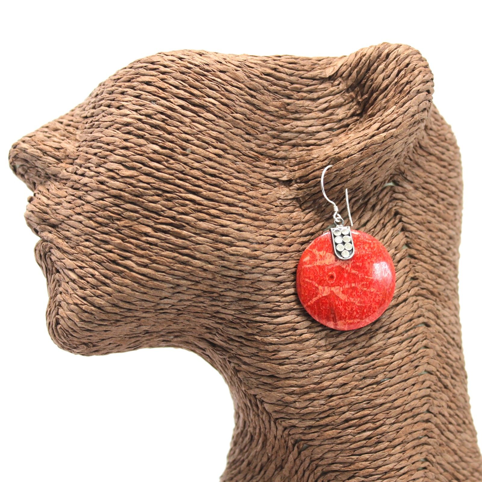 925 Silver Earrings - Disc Disc Décor - Image 4