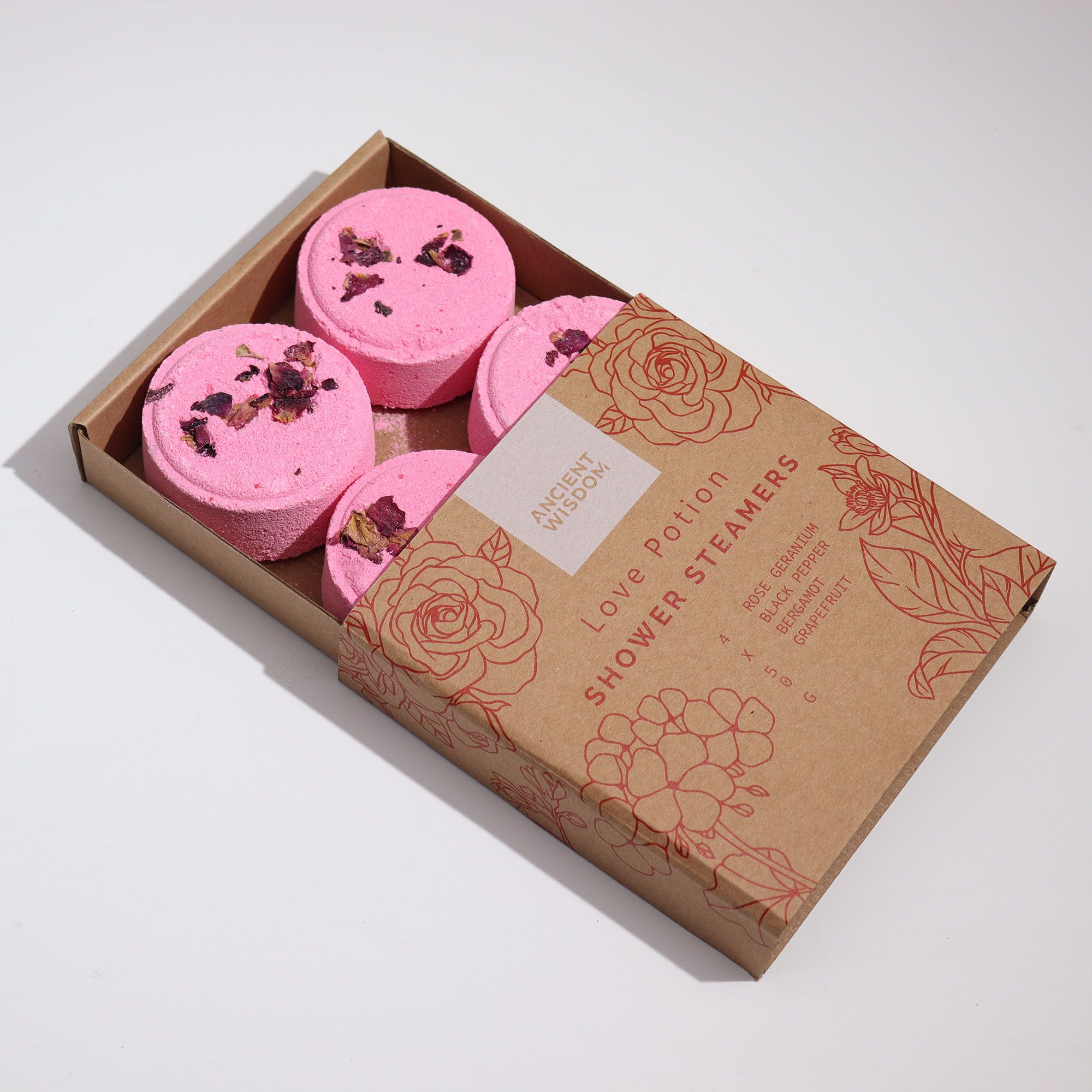 Zen Shower Steamers - Therapy Wellness Gift Set - Love Potion - Image 4