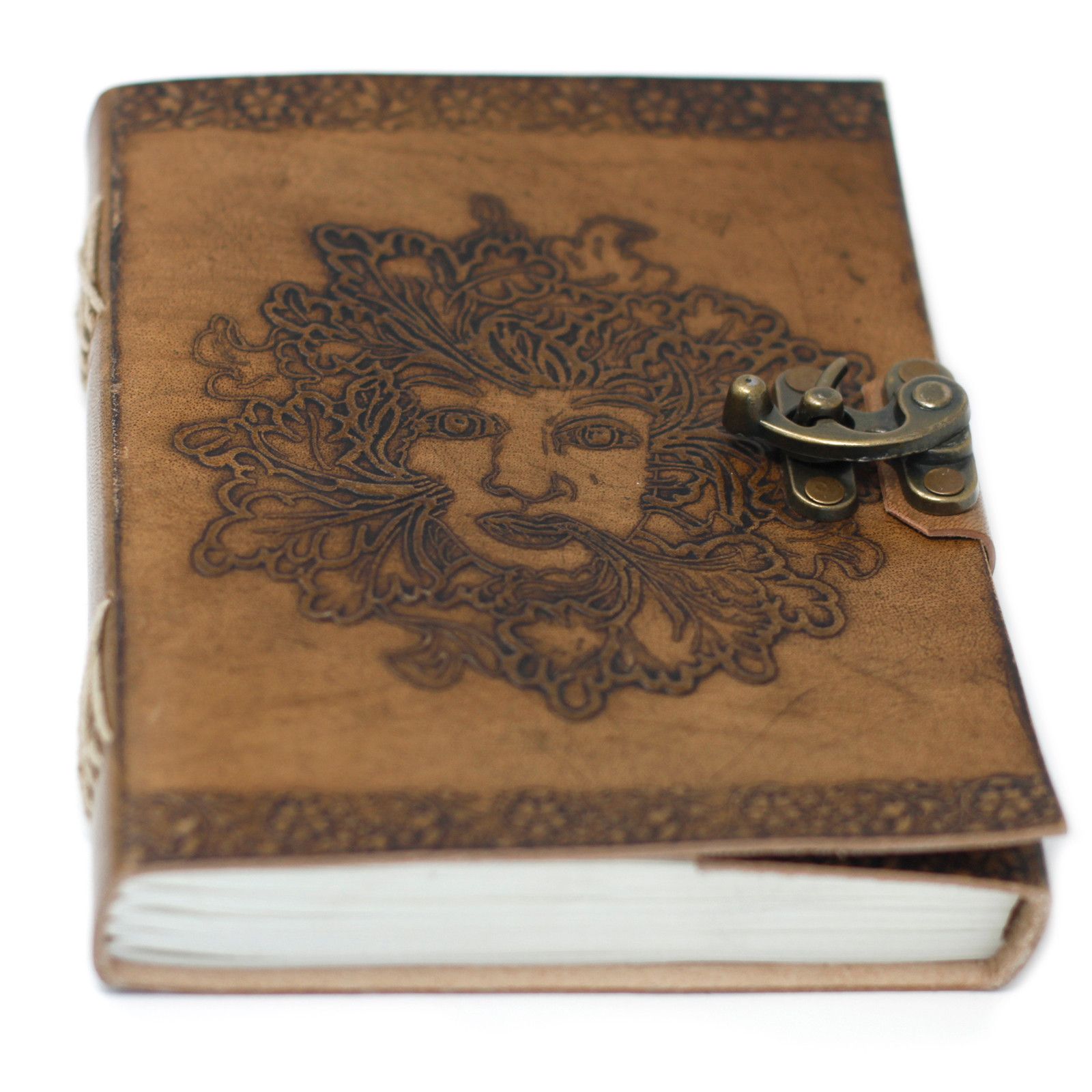 Leather Greenman Notebook (6x8") - Image 7