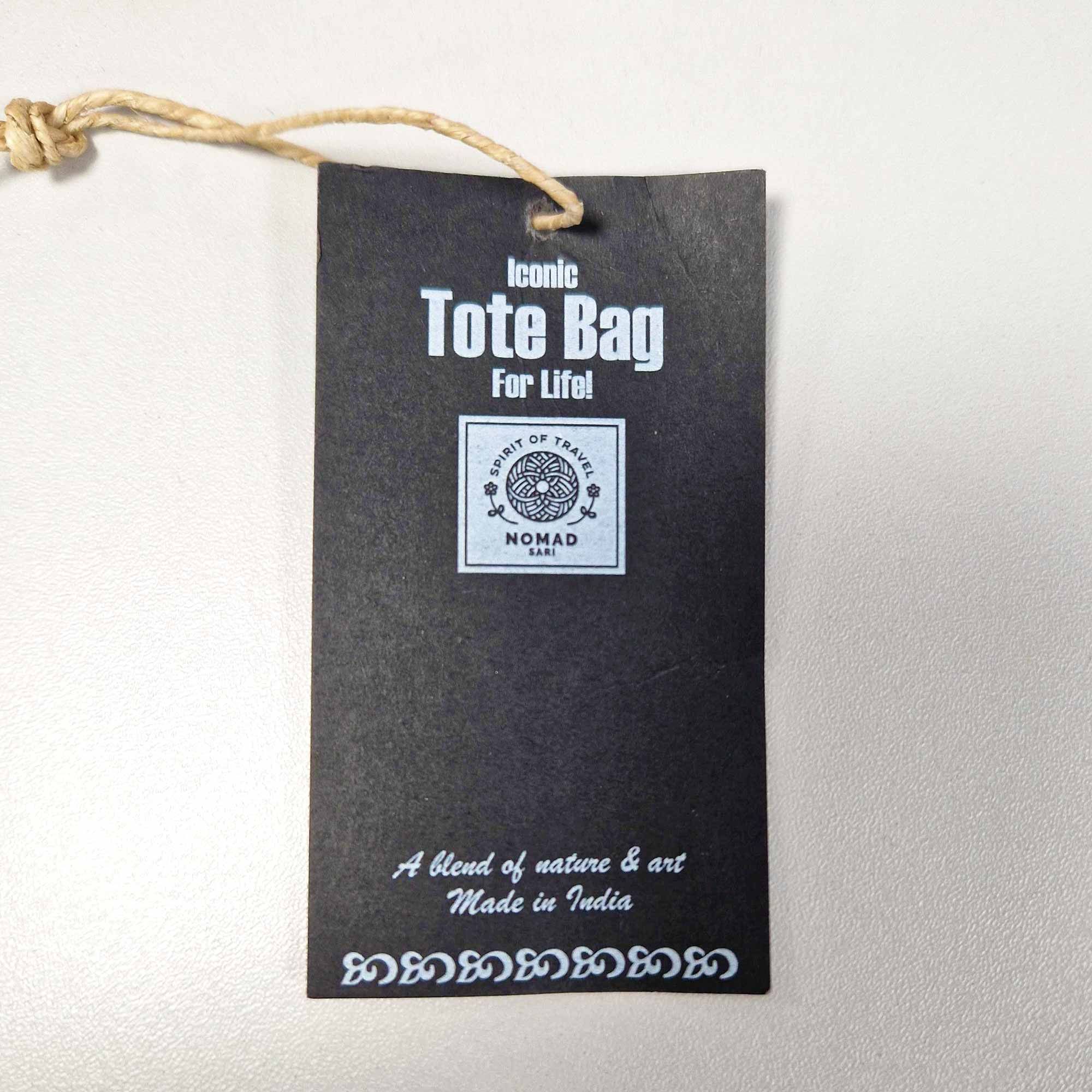 Iconic Basic Tote Bag - Mi Vida Loca - Natural 4oz - Image 2