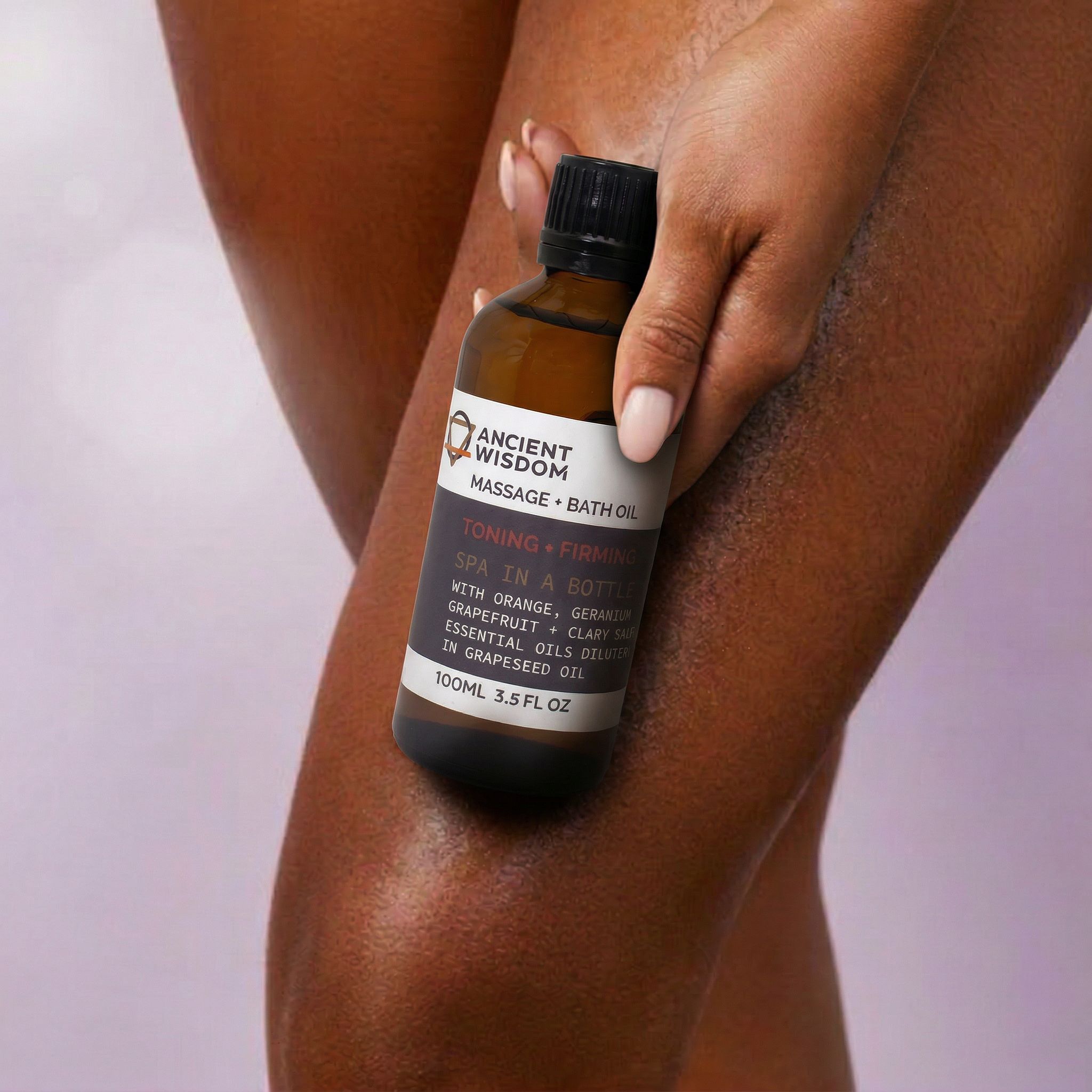 Warm & Uplifting Massage Oil - 100ml - Image 9