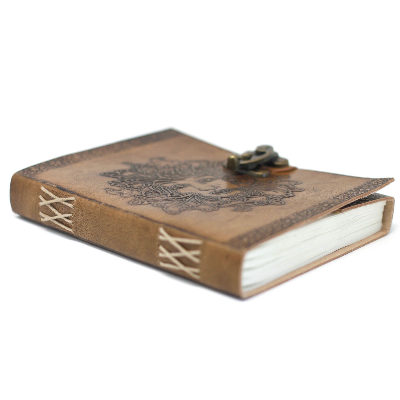 Leather Greenman Notebook (6x8") - Image 2