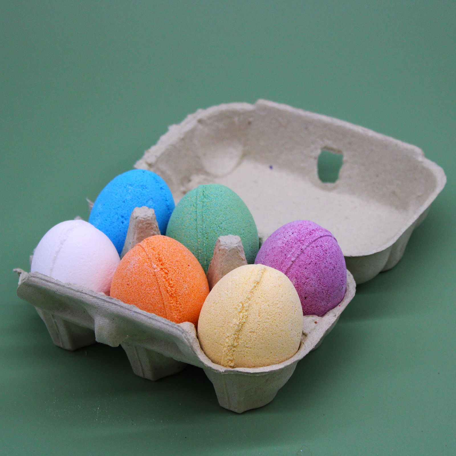 6 Bath Eggs in a Tray - Mango - Image 4