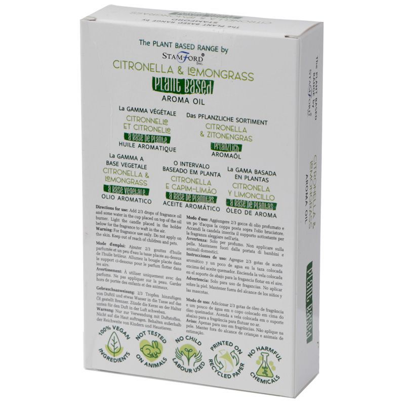Plant Based Aroma Oil - Citronella Lemon Grass - Image 2