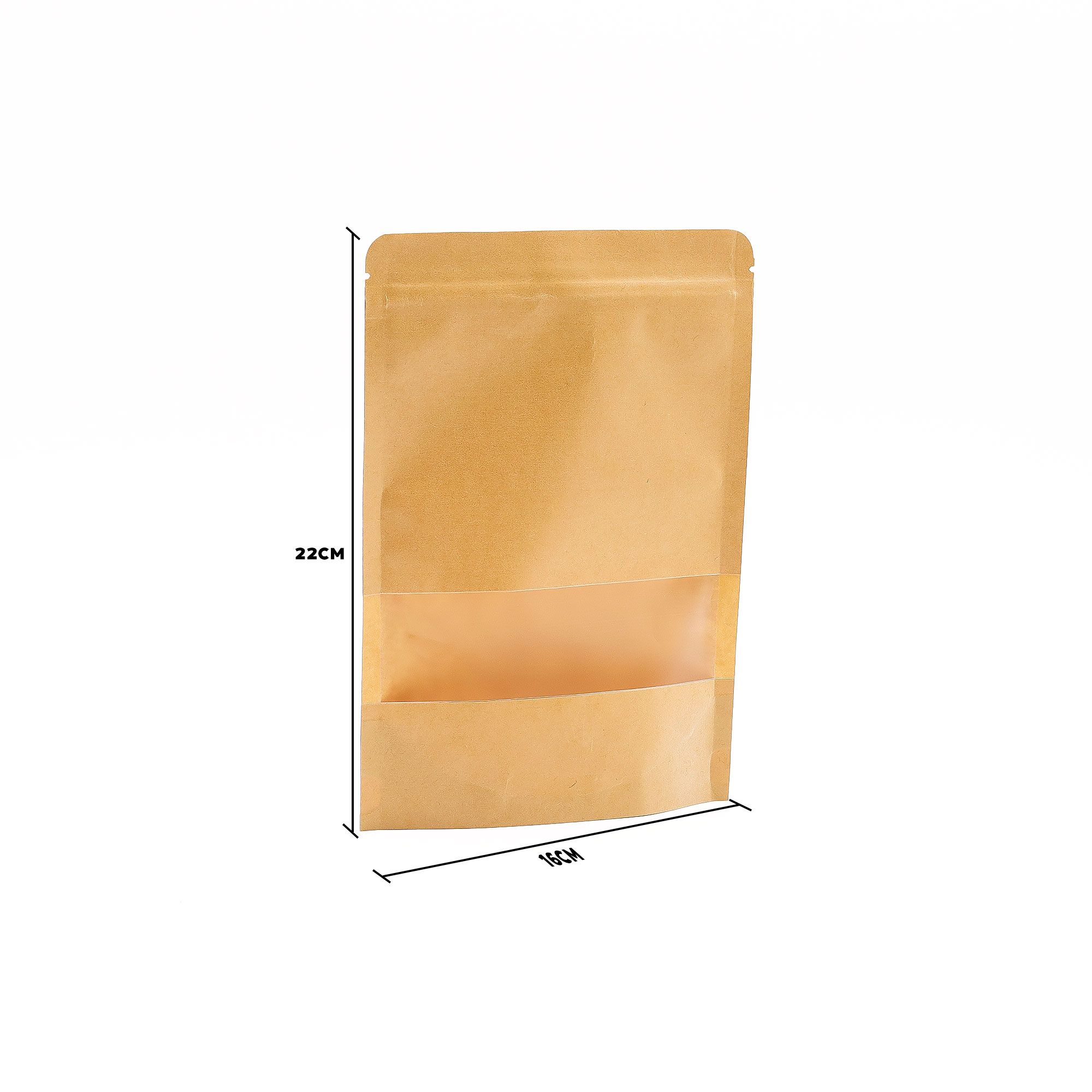 Kraft Window Bag 16 x24 cm - Image 2