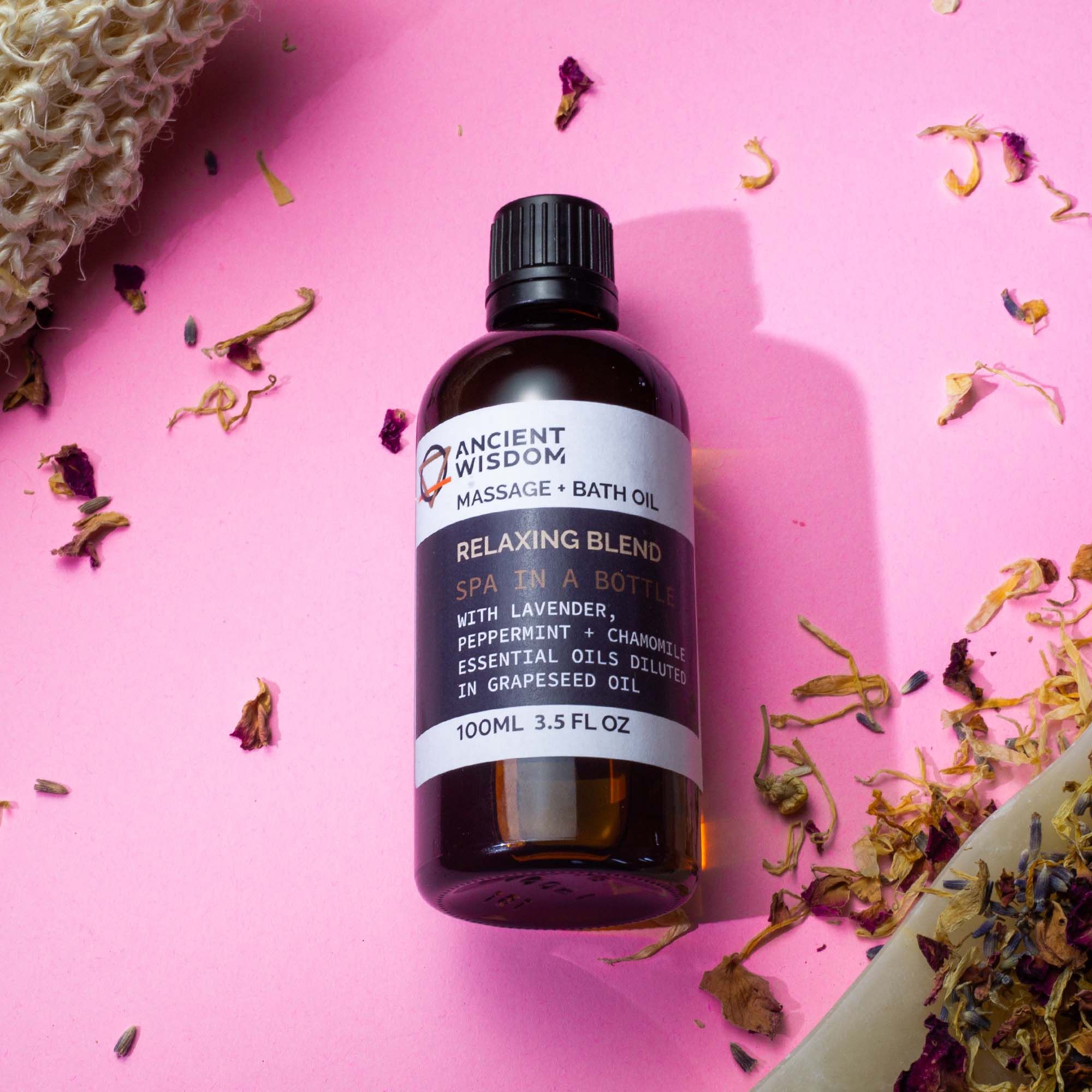 Warm & Uplifting Massage Oil - 100ml - Image 4