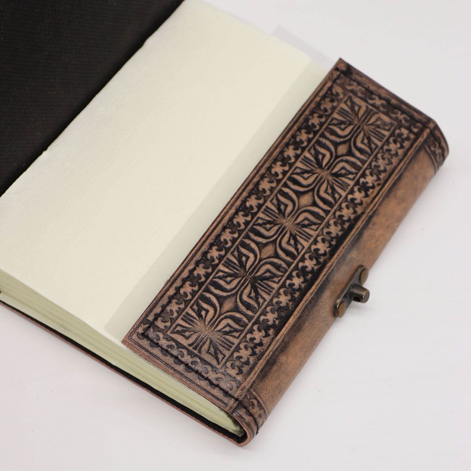 Hamsa - Esoteric Notebook - Antique Grey - 200 pages Stich Edge- 17.5x12.5x3cm - Image 3
