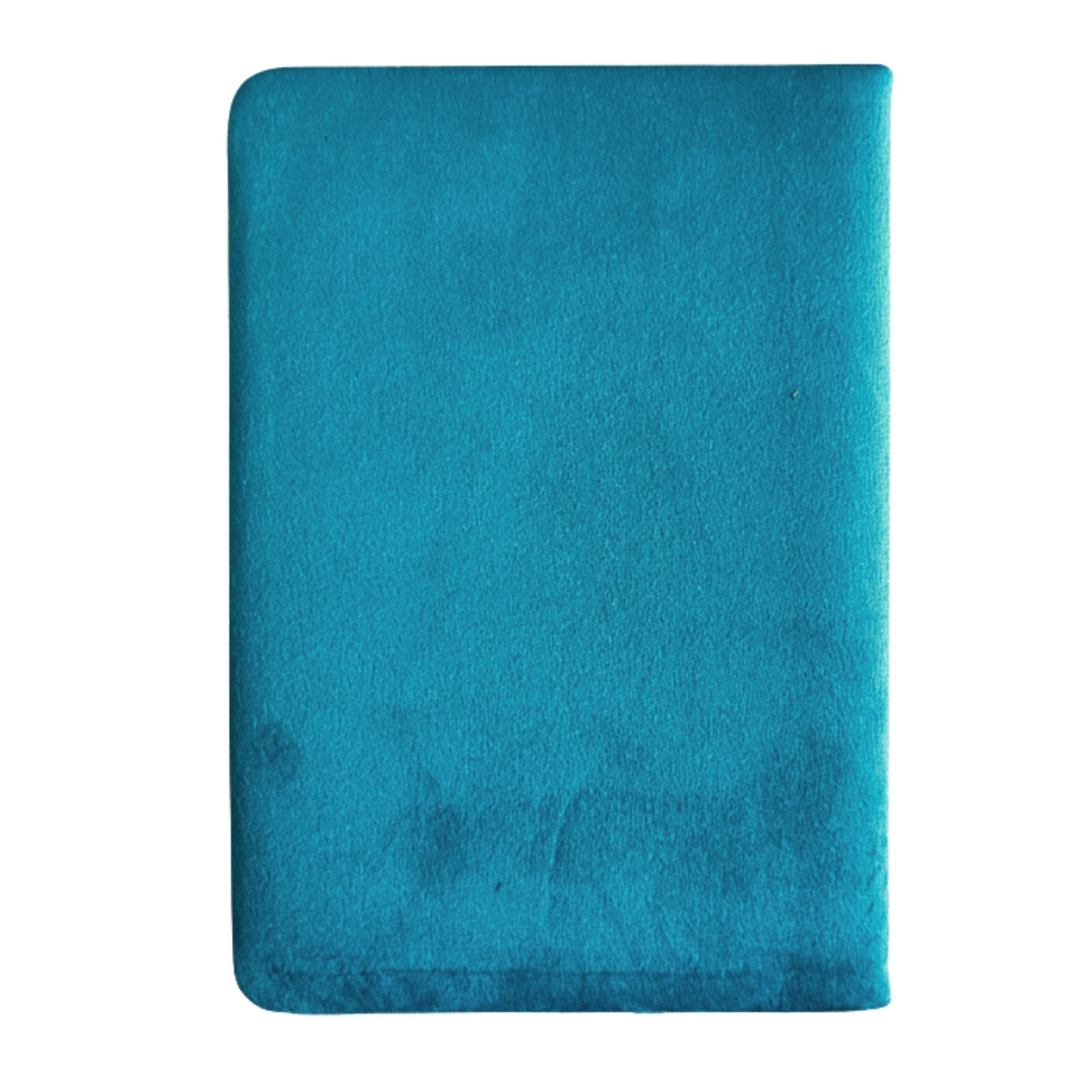 Light Blue Velvet Notebook - 80 pages - Embrace The Journey - Image 2