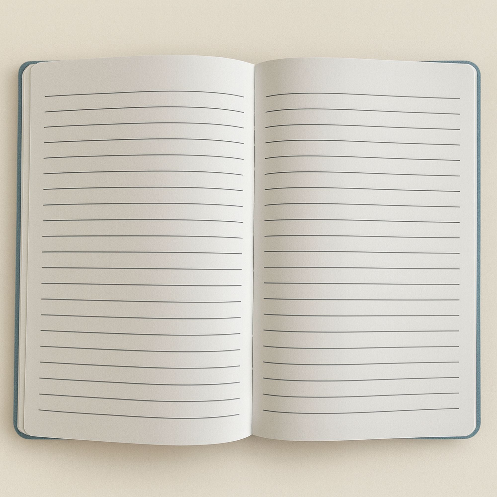 Light Blue Velvet Notebook - 80 pages - Embrace The Journey - Image 3