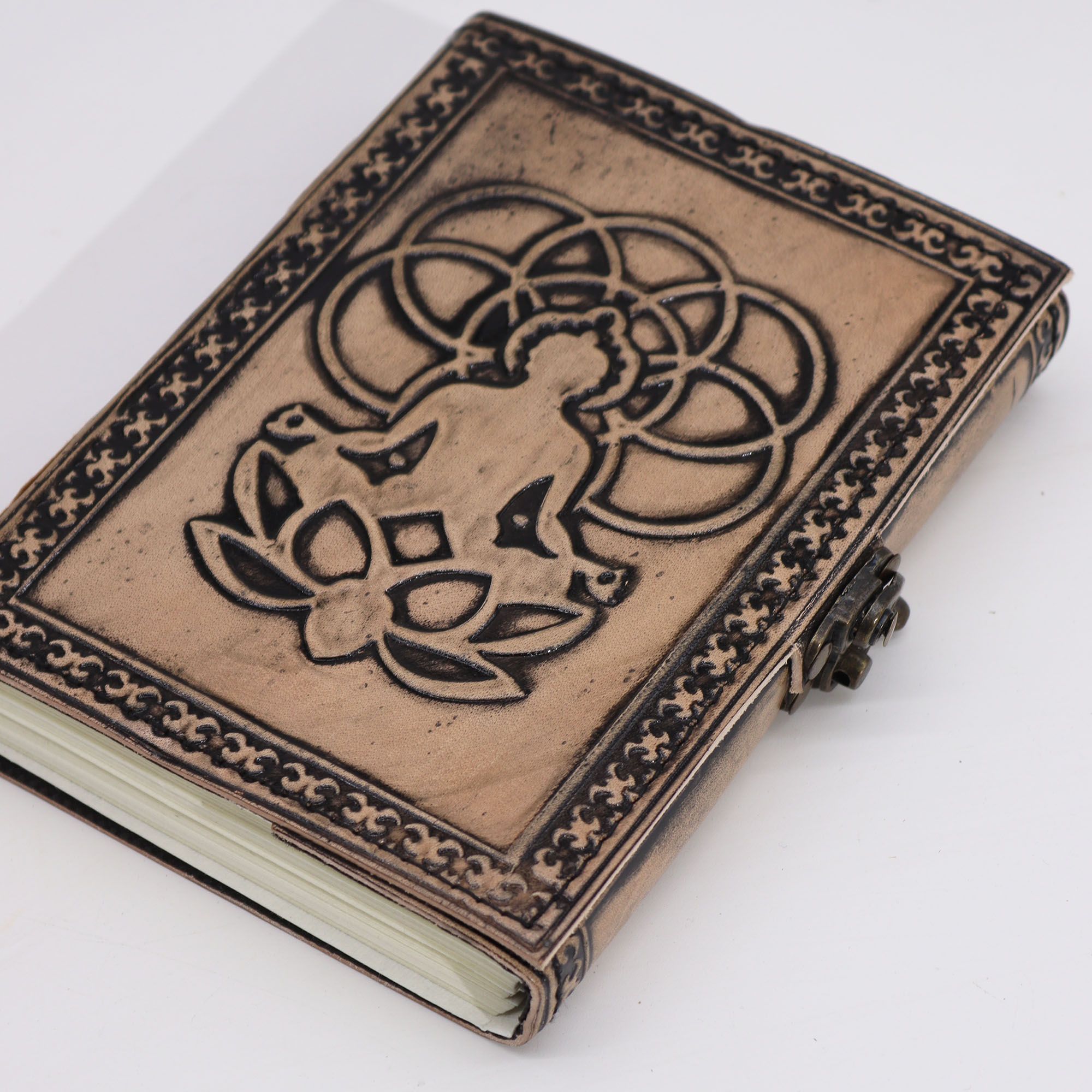 Buddha - Esoteric Notebook - Antique Grey - 200 pages Stich Edge- 17.5x12.5x3cm - Image 2