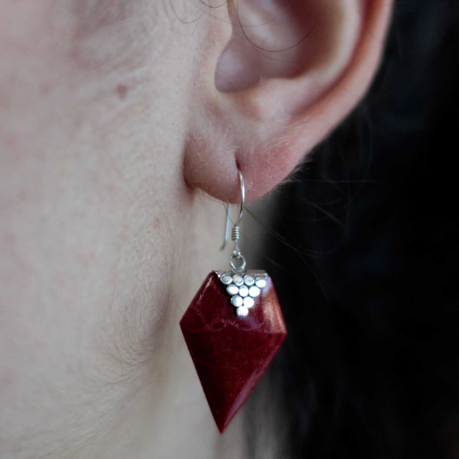 925 Silver Earrings - Grapes - Image 4