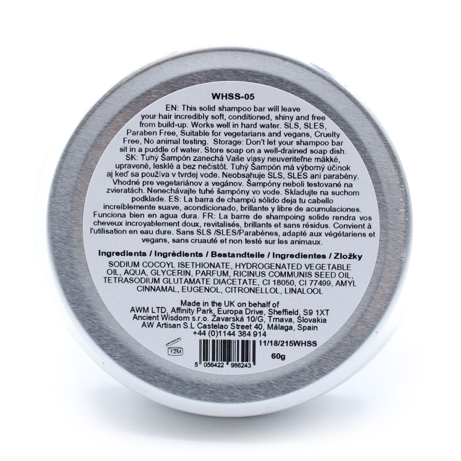 Wild Hare Solid Shampoo 60g - Cherry Bonbon - Image 2