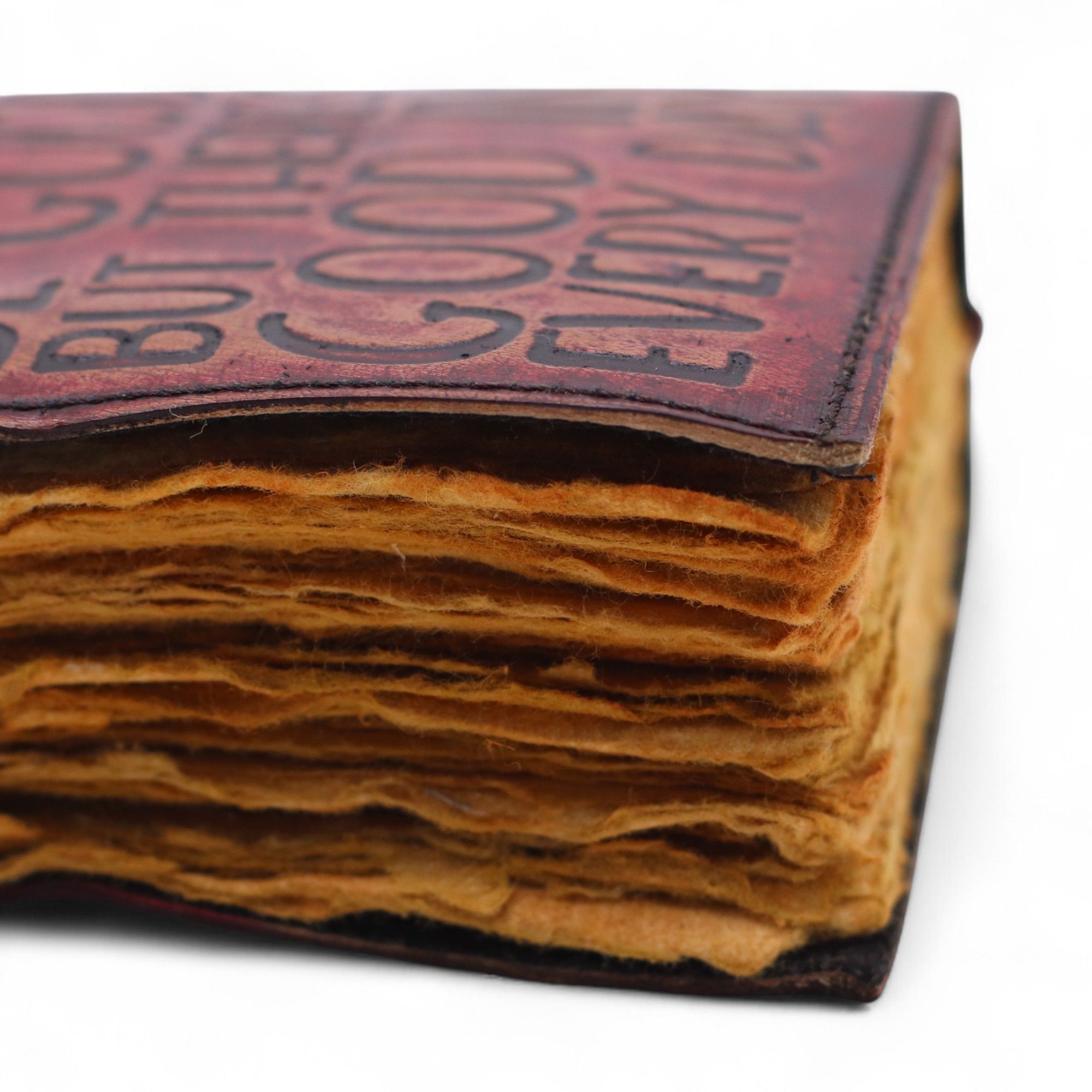 Fat Deckled Edge Leather Notebook – Every Day May Not Be Good (12.7 × 8.9 cm) - Image 7