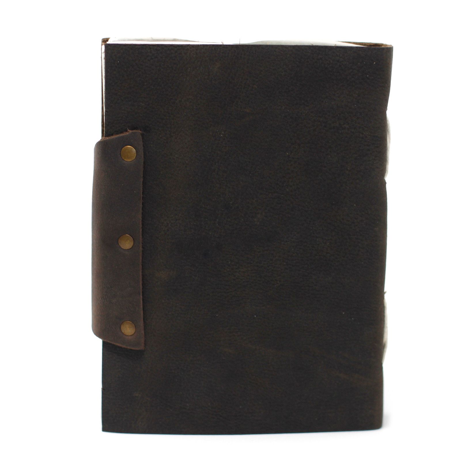 Leather Black Confessions with Lock Notebook (7x5") - Image 5