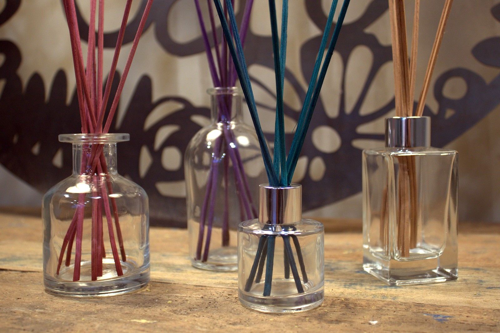 250 ml Round Antique Reed Diffuser Bottle - Clear - Image 3