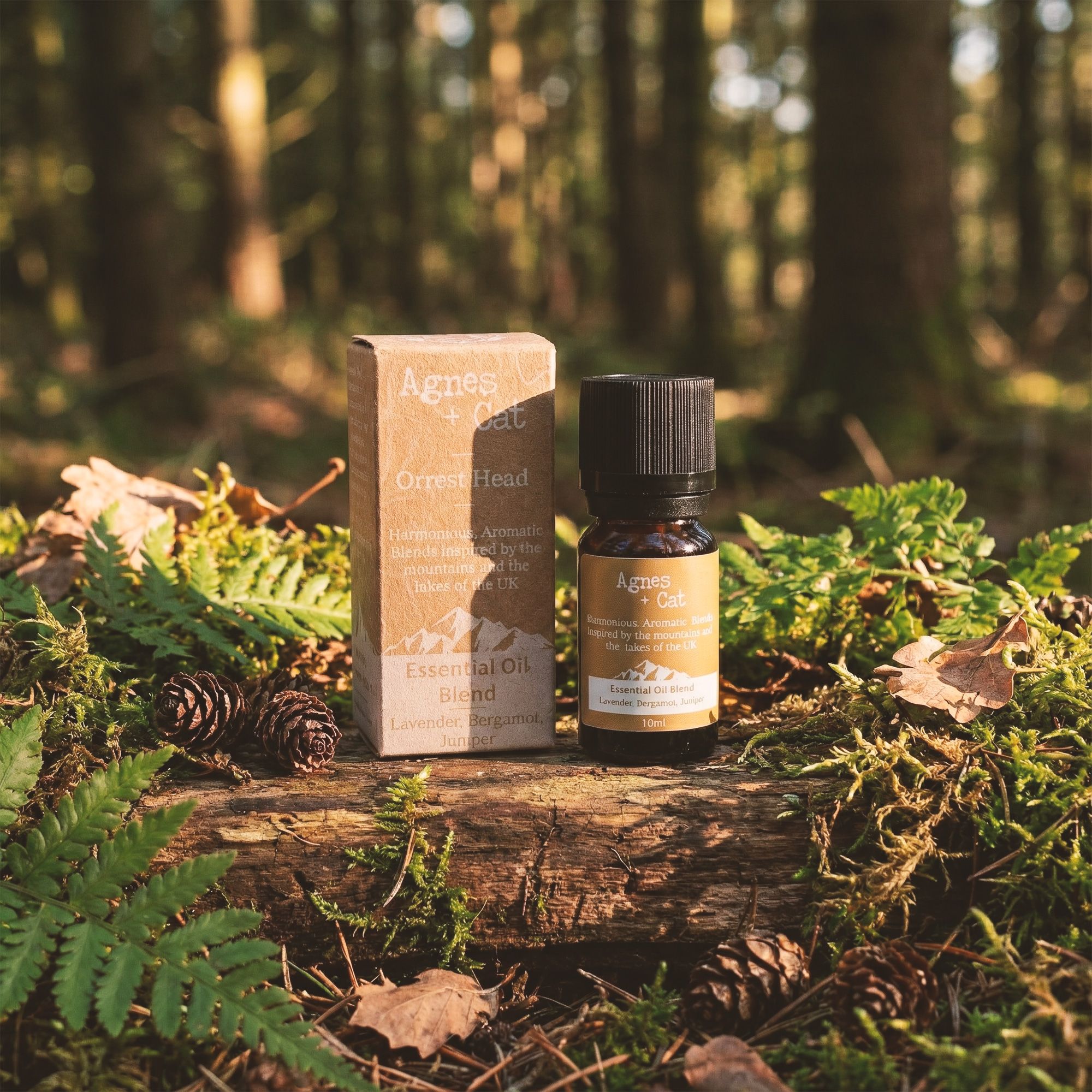 Agnes + Cat Essential Oil Blend - Skiddaw Box - Orange, Lavender & Spruce - Image 3