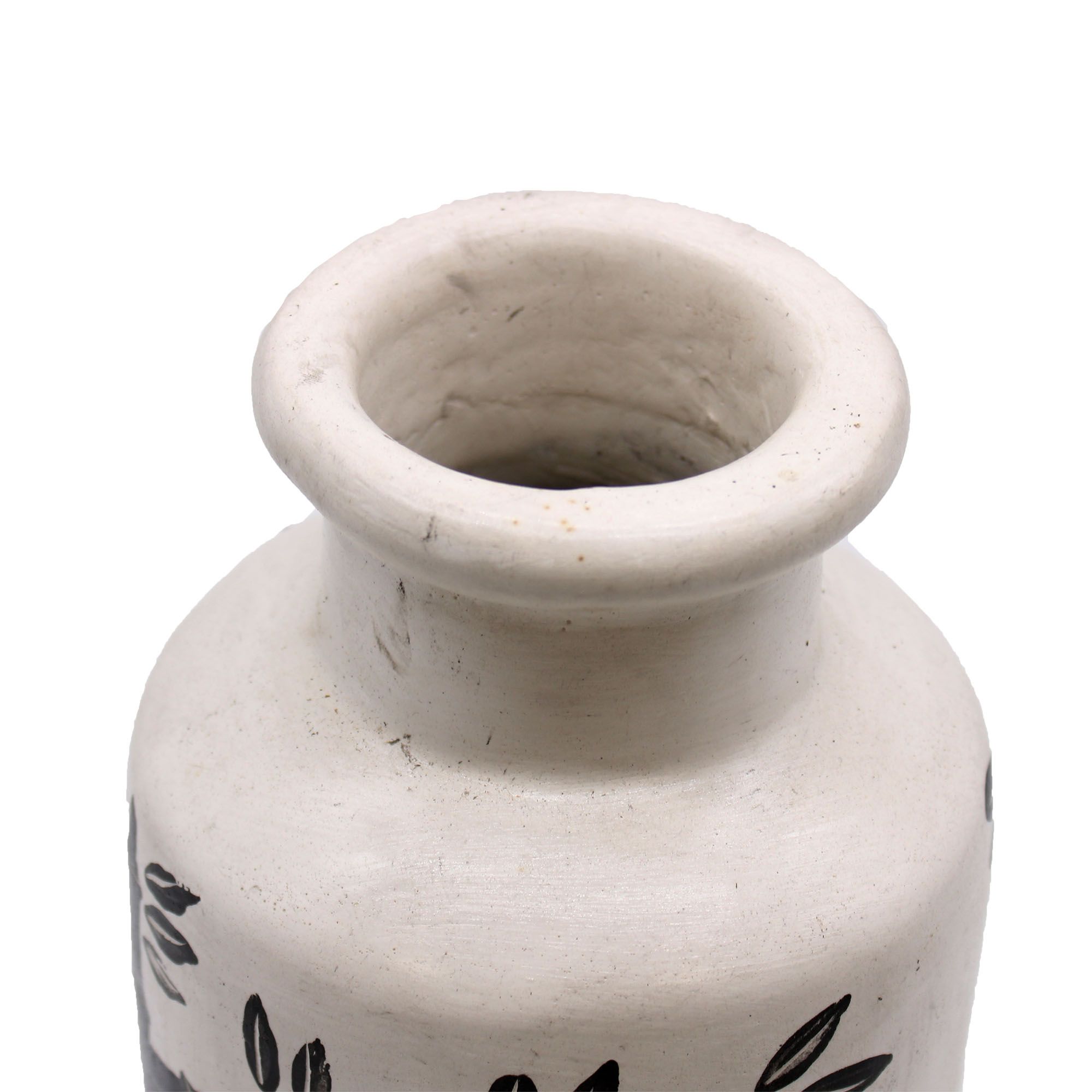 Bamboo Motif Straight Vase - Natural - Image 2