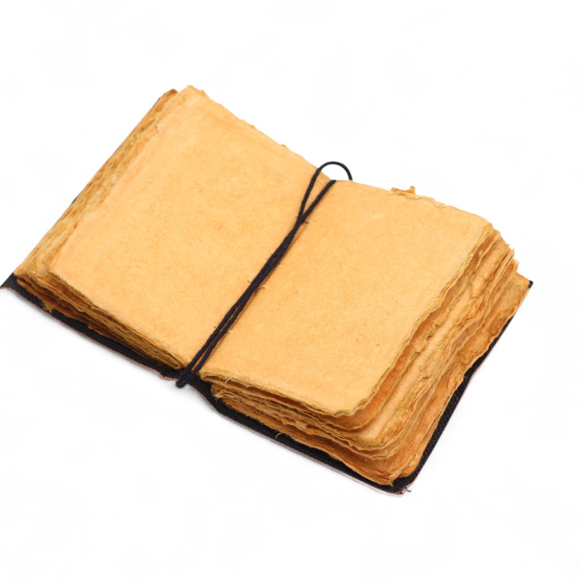 Fat Deckled Edge Leather Notebooks (5x3.5") - The Stories I Tell Myself - Image 3