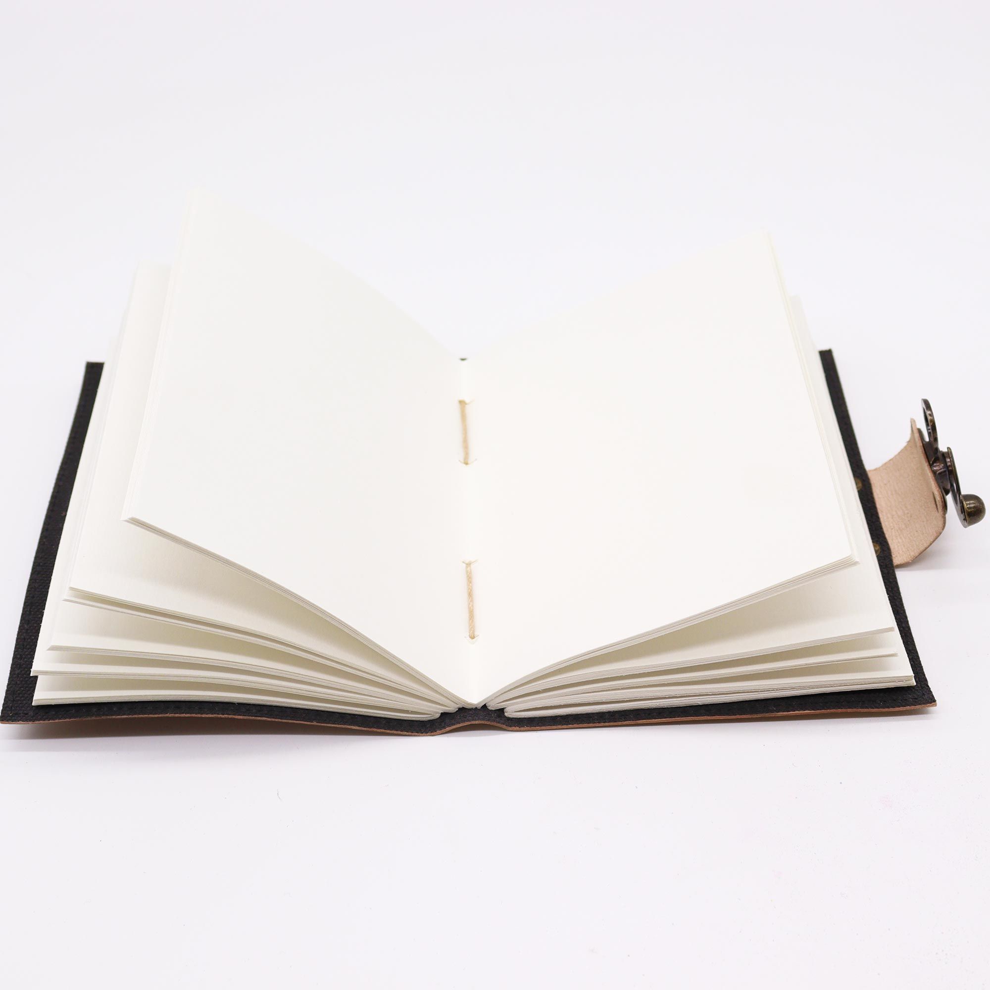 Leather Journel - Plain Paper - Life is Better with Friends - Image 2